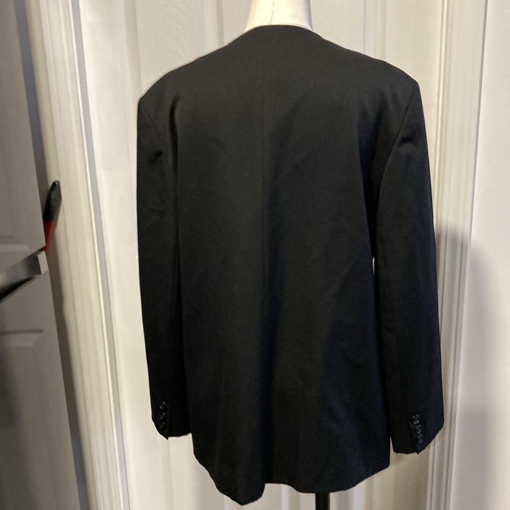 Vintage Classic Pendleton Collarless Double Breas… - image 4